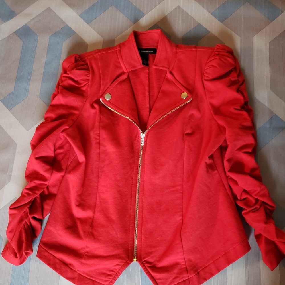 INC International Concepts Red Jacket